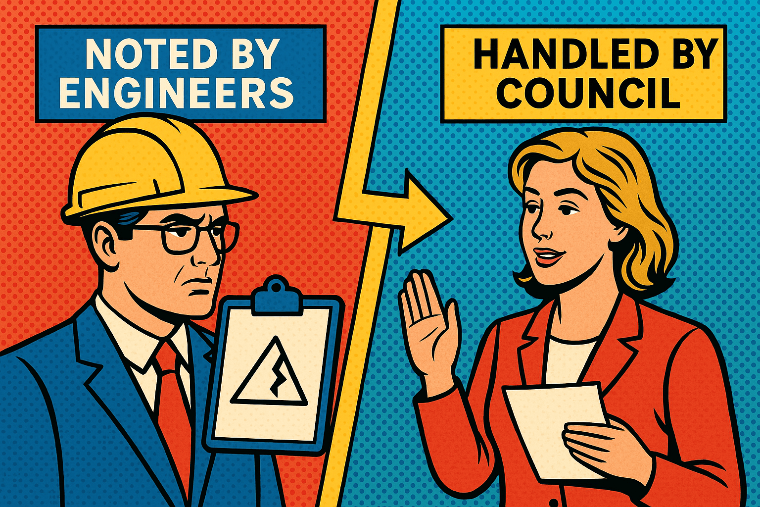 From Noted by Engineers To Handled by Council